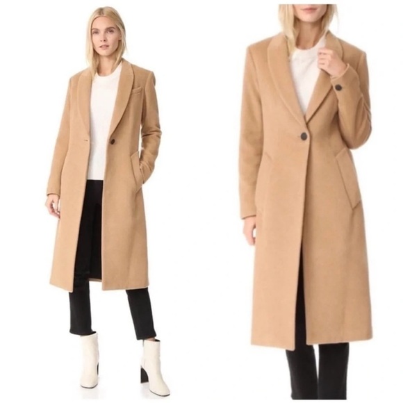 rag & bone Jackets & Blazers - Rag & Bone Duke Long Camel Coat